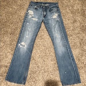 Levi 527 vintage distressed jeans